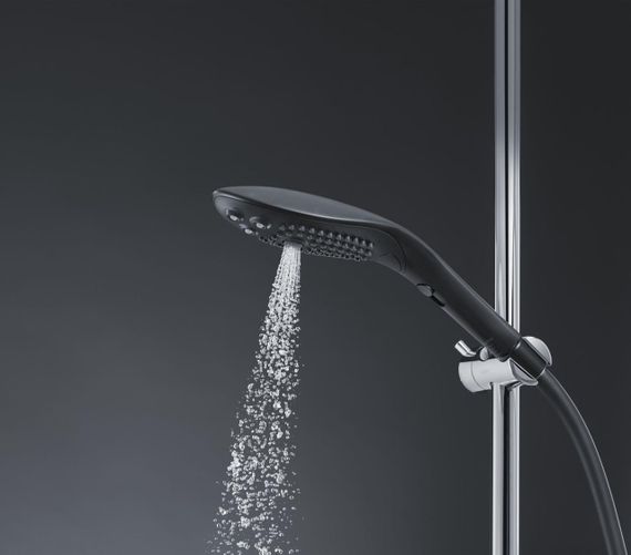 Насадка-стимулятор для душу 2в1 Womanizer Wave Black, масажер для інтимних зон Sex Aura | Зображення 9