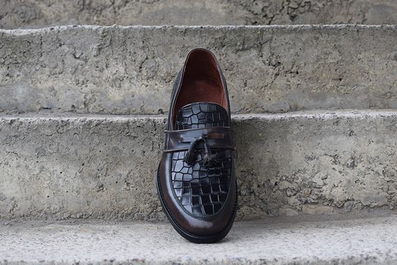 Туфли лоферы коричневые VadRus 42 размер | Зображення 4