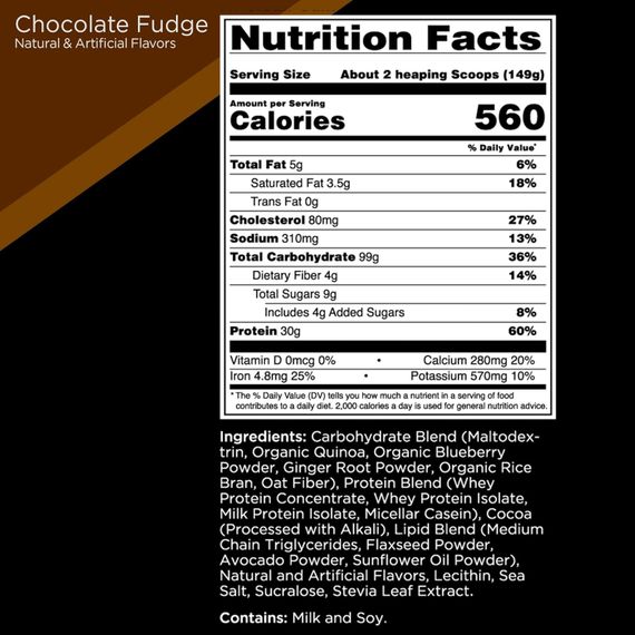 Гейнер Rule One Clean Gainer 4.47 kg (Chocolate Fudge) | Зображення 1
