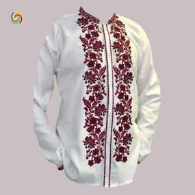 Рубашка Украинская вышиванка 33326554 цвет белый размер XL