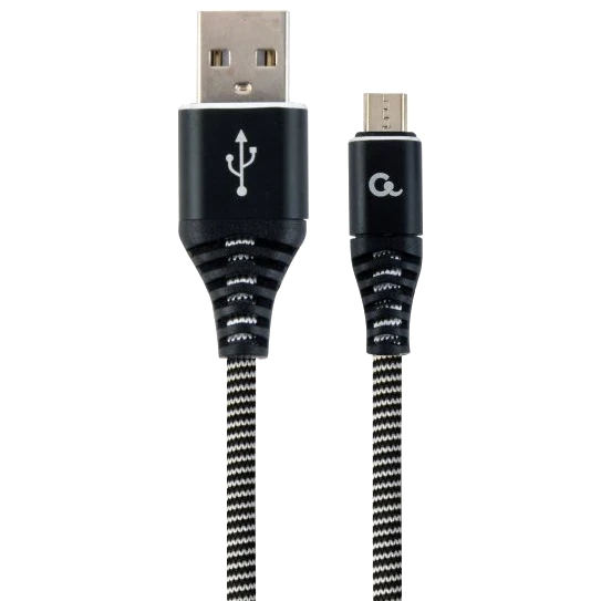 Cablexpert CC-USB2B-AMmBM-2M-BW USB 2.0/Micro B 2м Кабель - Повербанки
