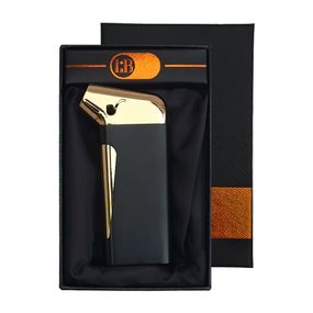 Трубочна Запальничка Бічна Side Turbo Lighter Black