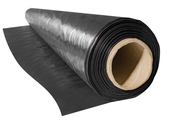 Плівка 100 мкм  3*100 м  чорна поліетиленова технічна плівка | Зображення 1