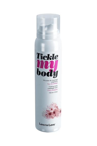 Массажная пена Love To Love TICKLE MY BODY (150 мл) увлажняющая, Цветущая вишня