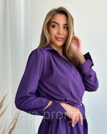 Плаття для жінок колір фіолетовий розміри XL, 3XL, M, L, XXL, S FI_008470 | Зображення 1