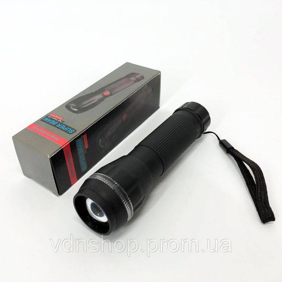 Мощный светодиодный фонарь, Портативный светодиодный фонарь с зарядкой Фирменный ручной KT-26 | Зображення 5