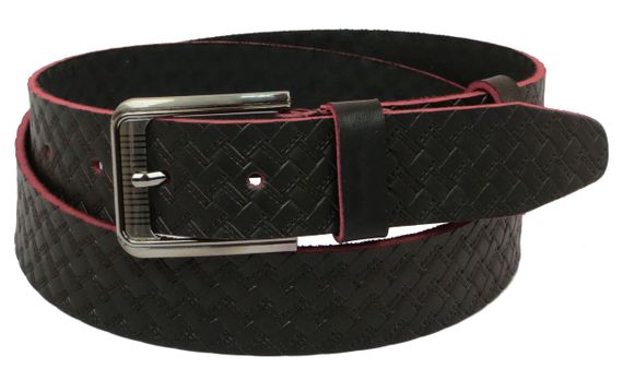 Ремень под брюки Skipper коричневый 4 см