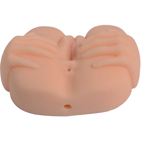 Мастурбатор Вагіна-Анус Delicate hand masturbator без вібрації тілесний Sex Aura | Зображення 1