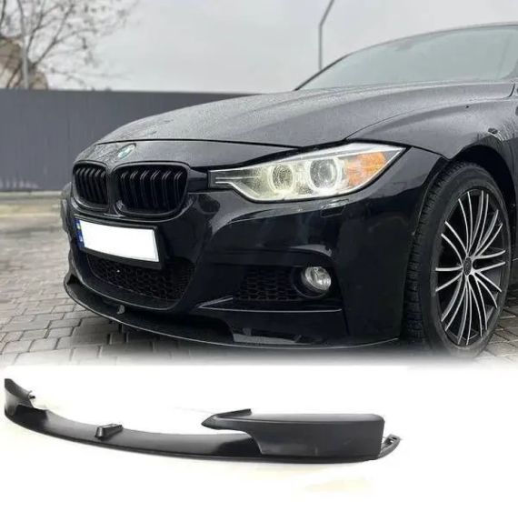 BMW 3-Series F30 F31 M-Performance. Накладка на передній бампер спідниця губа дифузор | Зображення 2