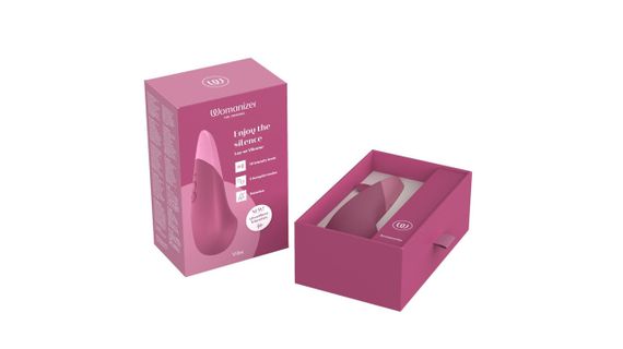 Вібратор універсальний безшумний Womanizer Vibe Dusky, рожевий Sex Aura | Зображення 5