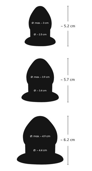 Анальные пробки - Anal Stretching Plug Kit sexstyle | Зображення 4