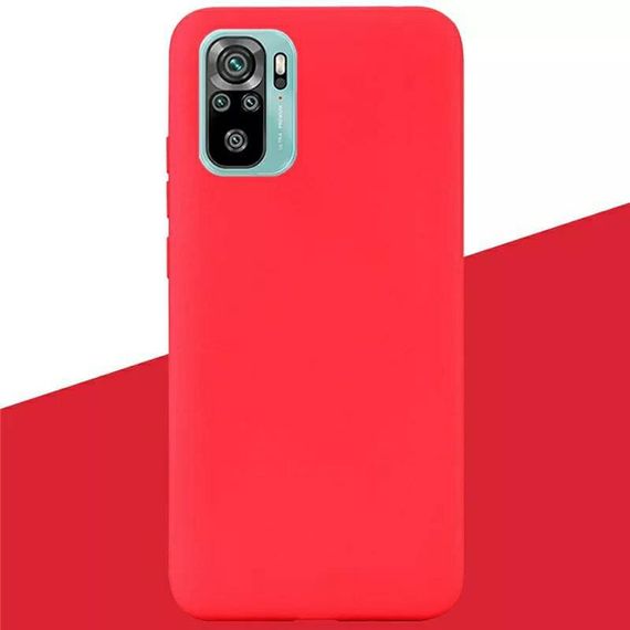 Чохол Candy Silicone для Xiaomi Redmi Note 10 Pro колір Червоний