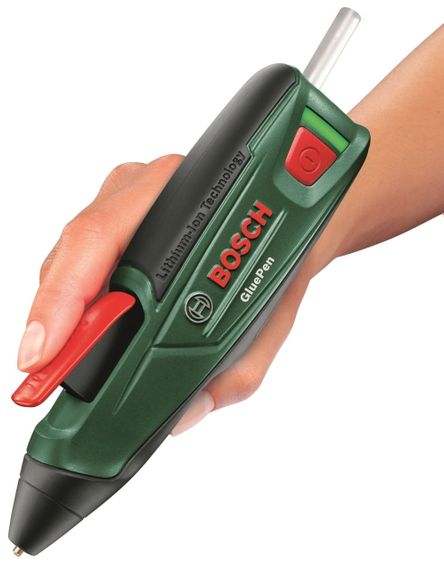 Пистолет клеевой Bosch GluePen аккумуляторный, 3.6 В*1.5 Ач, O стержня 7 мм, 0.14 кг (0.603.2A2.020) | Зображення 1