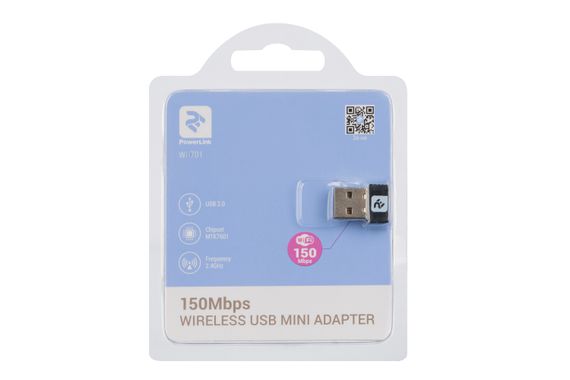 WiFi-адаптер 2E PowerLink WR701 N150, Pico, USB2.0 (2E-WR701) | Зображення 1