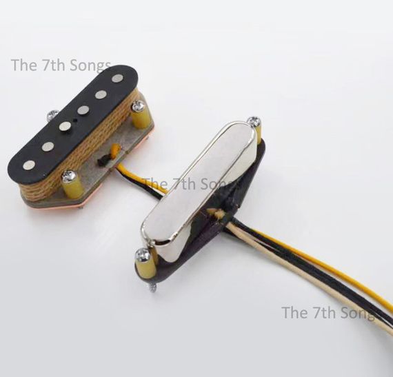 Комплект сингл і бридж звукознімачі для електрогітари Fender telecaster вінтаж | Зображення 6