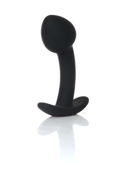 Анальная силиконовая пробка Jewellery Curved PLUG- S Sex Aura | Зображення 6