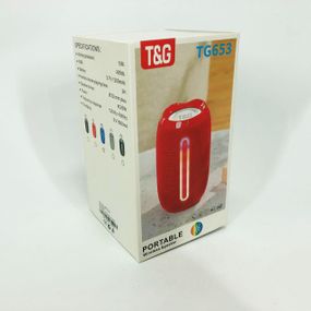 Портативная Bluetooth-колонка TG653 USB с ремешком. UC-993 Цвет: синий