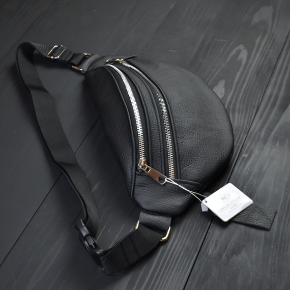 Нагрудна сумка бананка містка, Чоловіча барсетка на пояс чоловічі, Сумка для торгівлі ZM-14