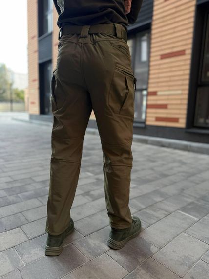 Брюки тактические штормовые демисезонные ULTIMATUM Gryphon  Soft Shell Олива | Зображення 2