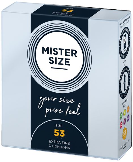 Презервативи Mister Size 53 mm (3 шт.) sexstyle