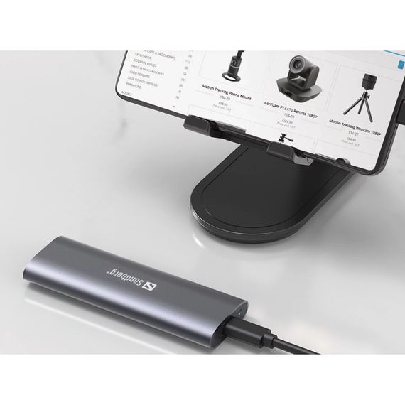 Кишеня зовнішня Sandberg SSD M.2, (NVMe) M-Key USB Type-C 3.2 (136-39) | Зображення 5