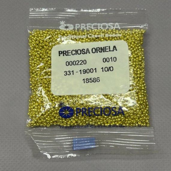 Бисер чешский Preciosa 10/0, цвет 18586 - 50 г | Зображення 1