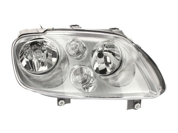 Фара Передняя Volkswagen Caddy /Touran  2003-2006 Правая H7/H7, Электро регулировка ., Хром. Рамка | Зображення 2