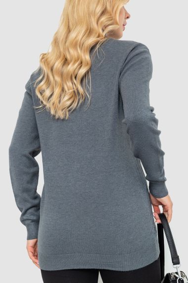Светр жіночий, колір темно-сірий, 221R20PCS4 | Зображення 3