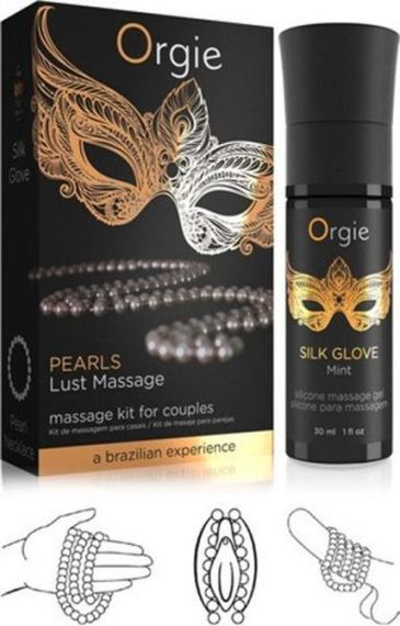 Набір для перлинного масажу "PEARLS LUST MASSAGE SET" Orgie | Зображення 2
