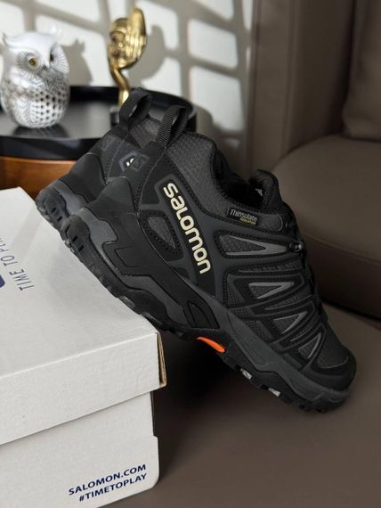 Кросівки чоловічі Salomon Speed Cross Pro GTX Thinsulate Grey Black весна / осінь A4559 45 28,5-29 см | Зображення 3
