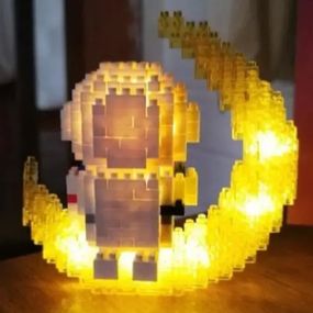 Лампа-нічник кришталева з сенсорним керуванням Торшер