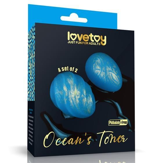 Вагінальні кульки - Ocean's Toner Egg Set II Sex Aura