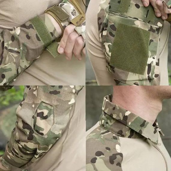 Костюм 3в1 Han Wild Multicam G8 куртка та штани та убакс мультикам наколінники та налокітники | Зображення 6