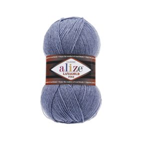 Пряжа Alize Lanagold Fine 203 напіввовна