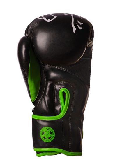 Боксерські рукавиці PowerPlay 3018 Jaguar Чорно-Зелені 14 унцій | Зображення 9