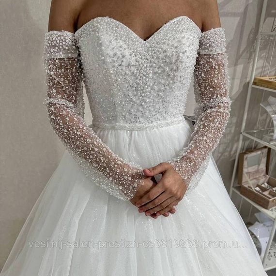 Весільна сукня, ручна вишивка | Зображення 5