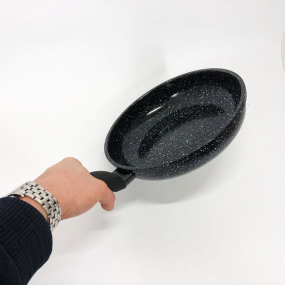 Сковорода UNIQUE UN-5134 22 см. без кришки, стійка до подряпин та сколів сковорода, з антипригарним покриттям | Зображення 3