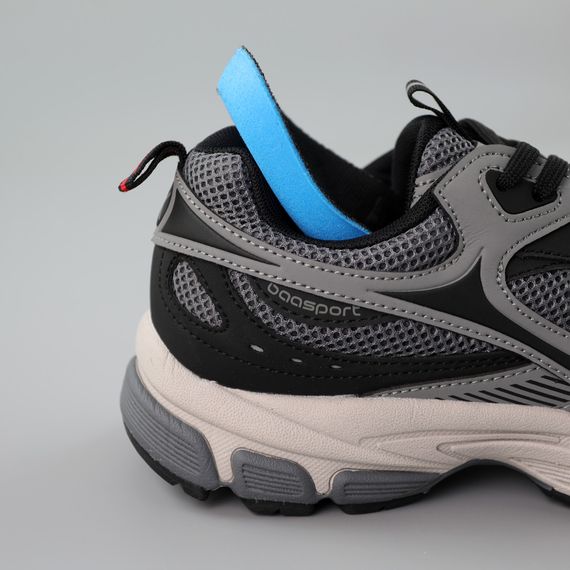 Кросівки чоловічі шкіряні 591329 Сірі чорні 41 42 43 44 45 | Зображення 6