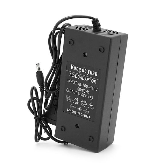 Зарядний пристрій Jinyi для акумуляторів LiFePO4 12V(14,6V),4S,5A,штекер 5,5,з індикацією,BOX | Зображення 1
