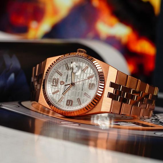 Чоловічий годинник Pagani Design PD-YS027 Gold-White | Зображення 3