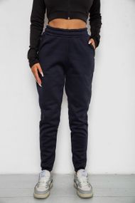 Спортивные штаны женские на флисе, цвет синий, 238R57013