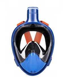 Маска для снорклінгу TSUNAMI повнолицьова, зі складною трубкою Size L/XL Blue (P-5905973405461)