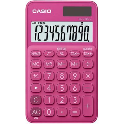 Калькулятор Casio SL-310UC-RD-W-EC, красный (CALC-CAS-SL-310UC-RD)