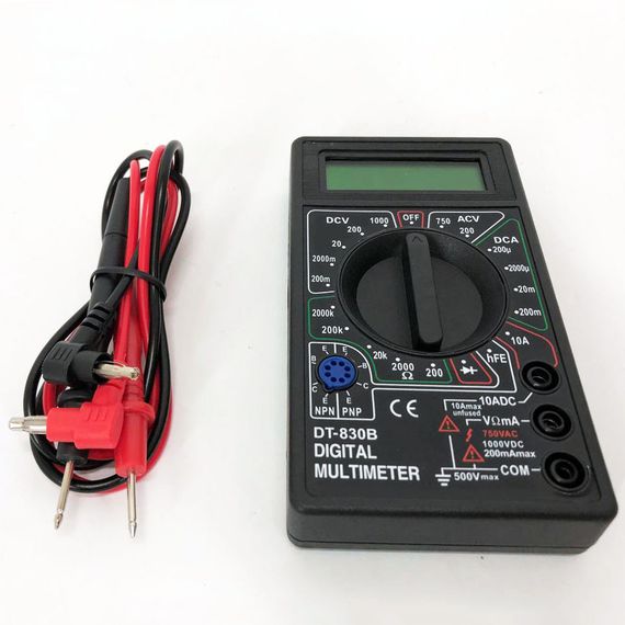 Цифровой мультиметр Digital DT-830B, Качественный мультиметр, RQ-123 Электронный мультиметр | Зображення 6