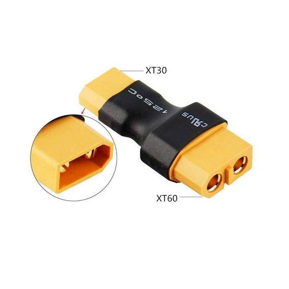 Перехідник конектора XT30  - XT60 Адаптер XT30 Male - XT60 Female