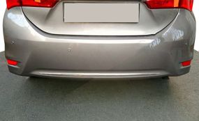 Кромка бампера (нерж) для Toyota Corolla 2013-2019 гг