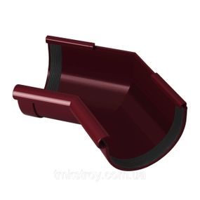 Угол желоба внутренний 135°. 90/75 Водосточные системы Rainway (Ренвей). красный