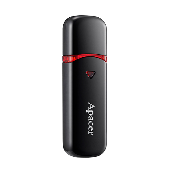 Flash Drive Apacer AH333 64GB (AP64GAH333B-1) Black (AP64GAH333B-1) | Зображення 1