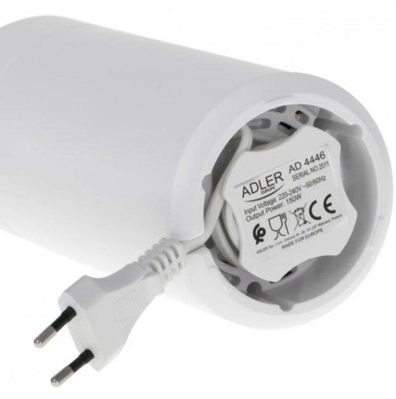 Кофемолка электрическая Adler AD-4446-wg 150 Вт белая | Зображення 3