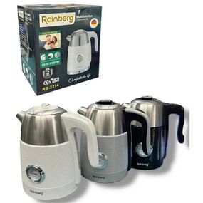 Чайник электрический с датчиком температуры Rainberg RB-2314 Gray BR-86